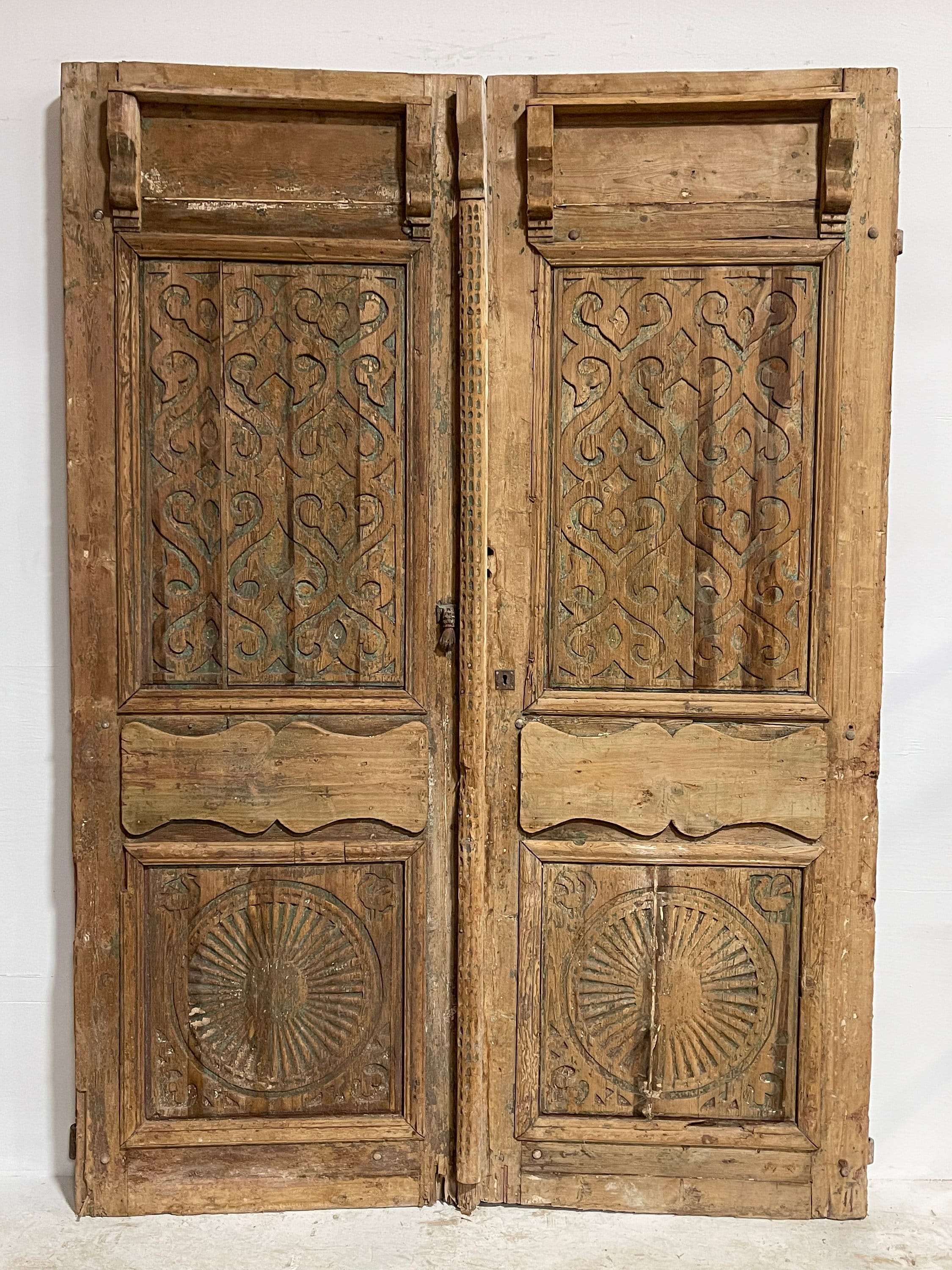 ≪超目玉☆12月≫ フランス アンティーク french panel double doors