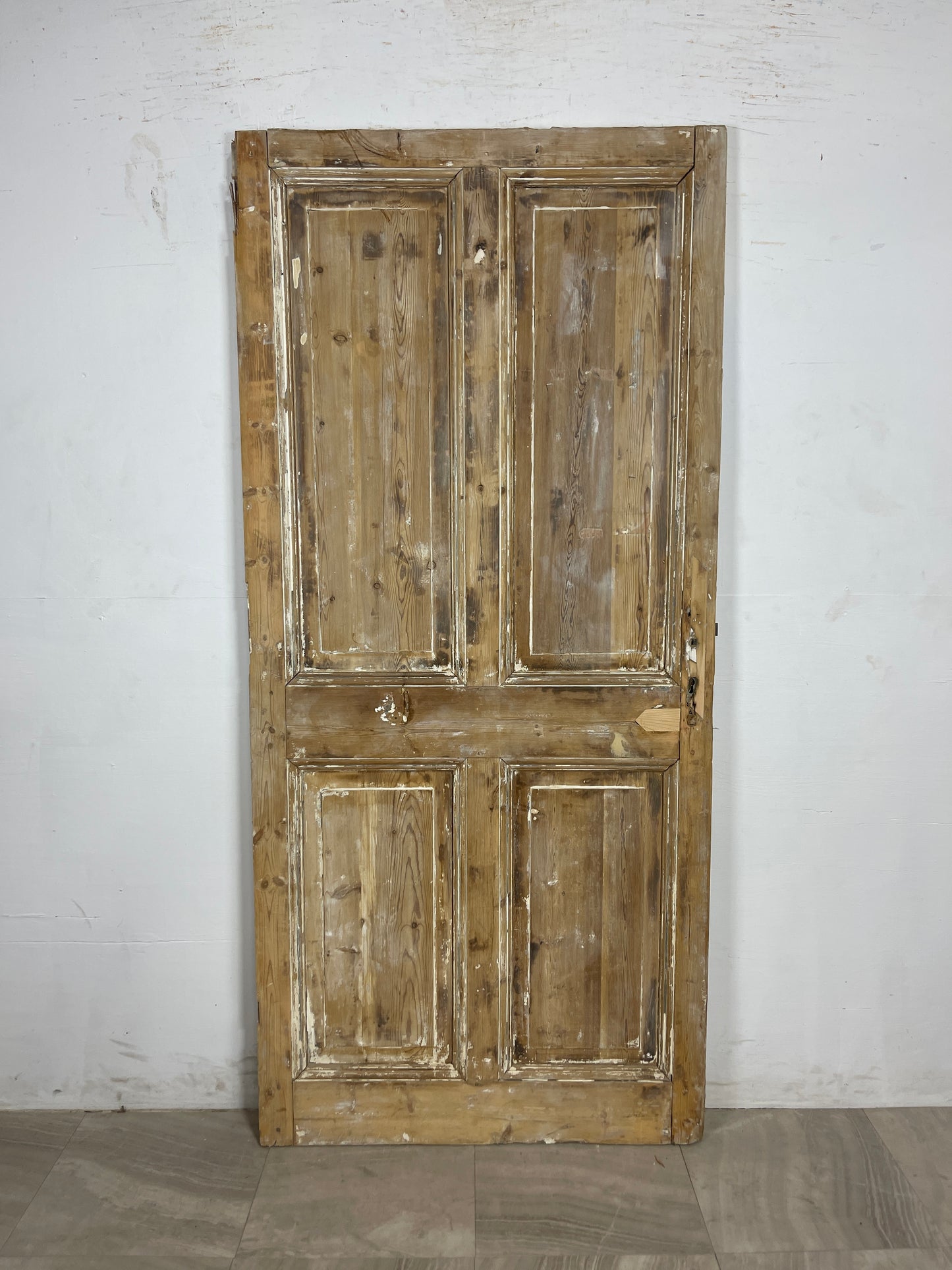 Antique French Panel Door   (84.25 x 38.75) N215