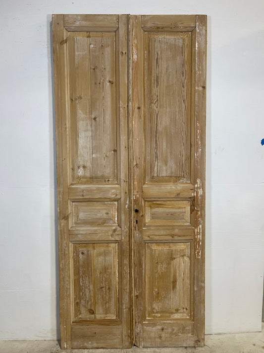 Antique French panel Doors (96x43) L287