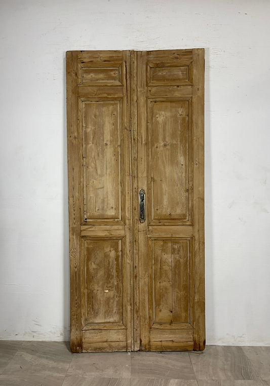 Antique French panel Doors  (94 x 42.5)  N079