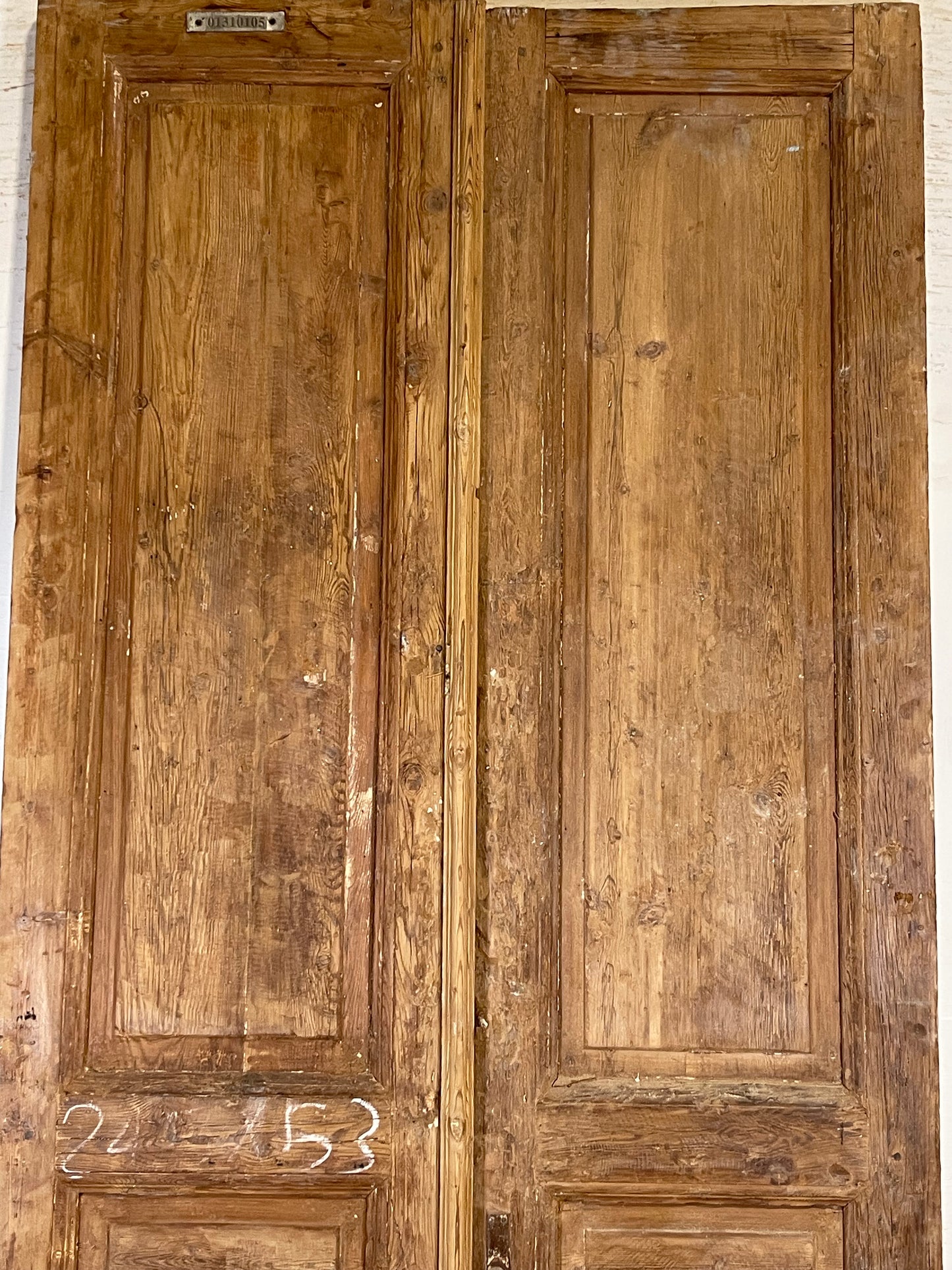 Antique French panel Doors (96.75x42.5) K713