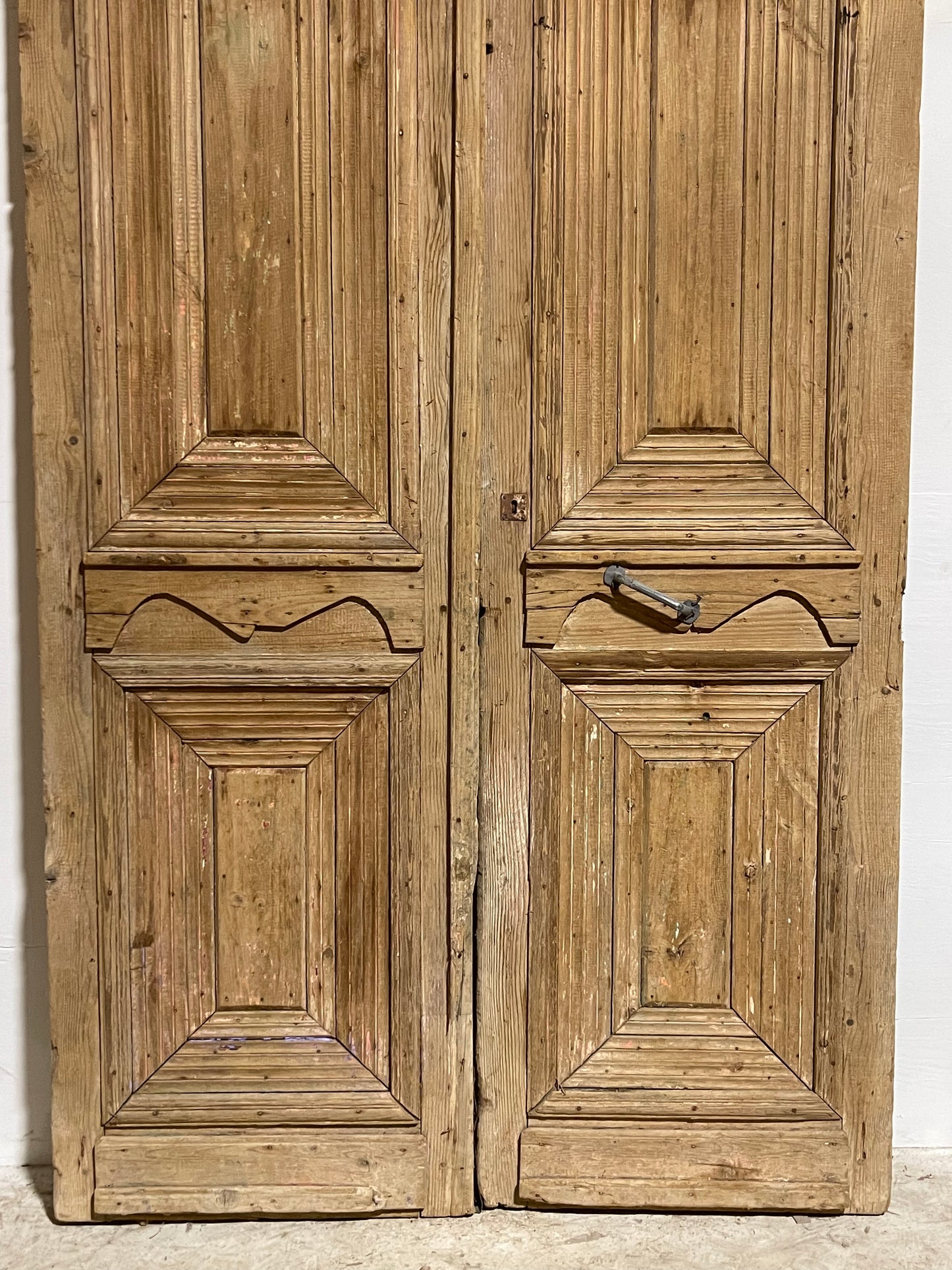 Antique French Panel Doors Carved (98x56.25)  J008