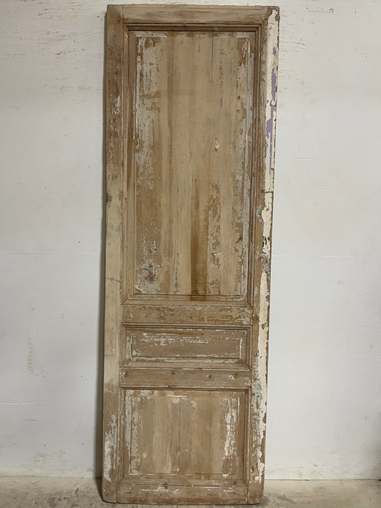 Antique French panel door (93.5x31.5) K807