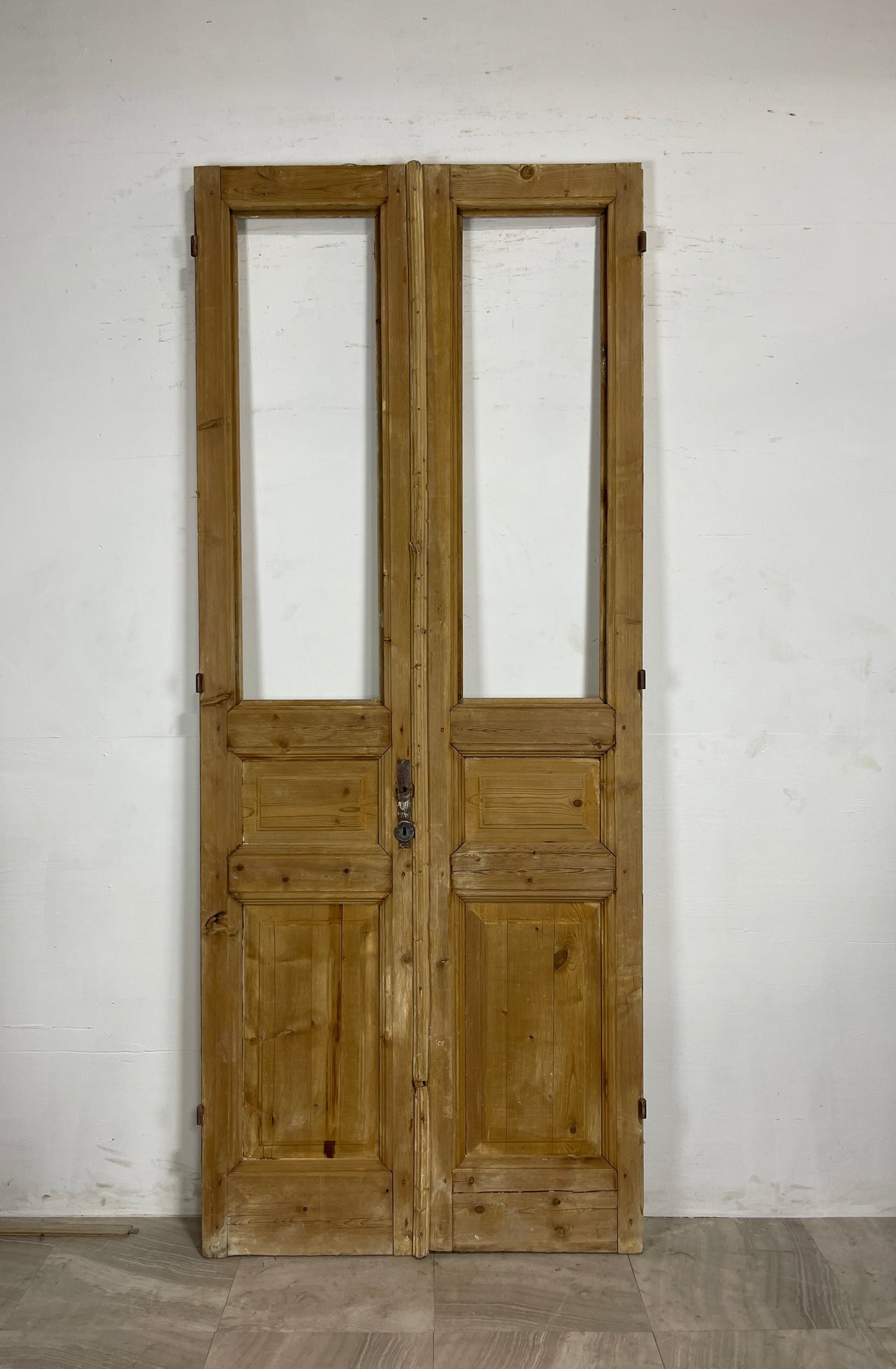 Antique French Panel Doors without Glass   (101.25 x 42)   N042