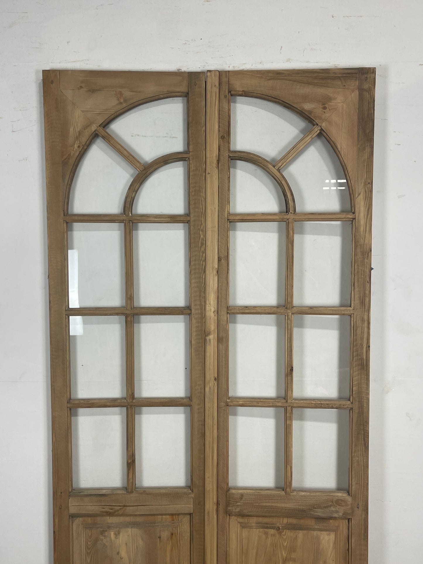 French Panel door with glass  (94.5 x 47.25) N018