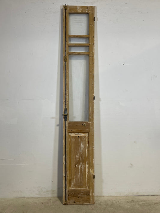 Antique French panel door (90.75x14.75) L370