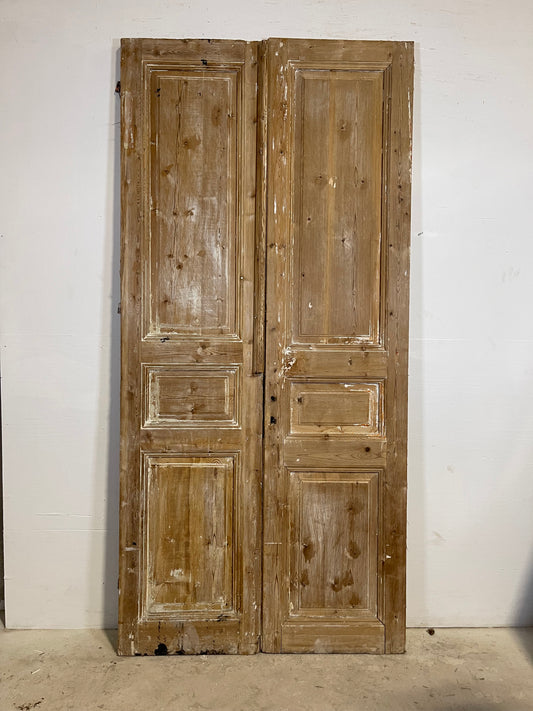 Antique French panel Doors (92.25x43.75) L345