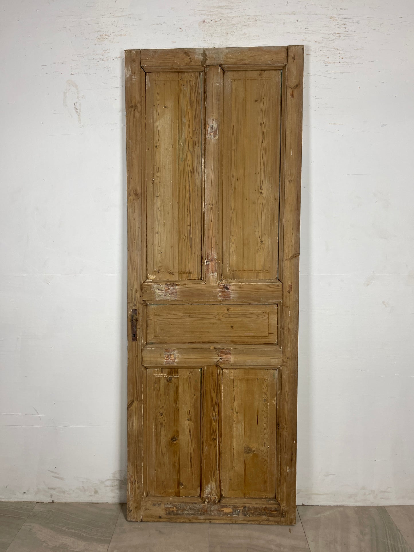 Antique French Panel Door   (89.25 x 32.5) N213