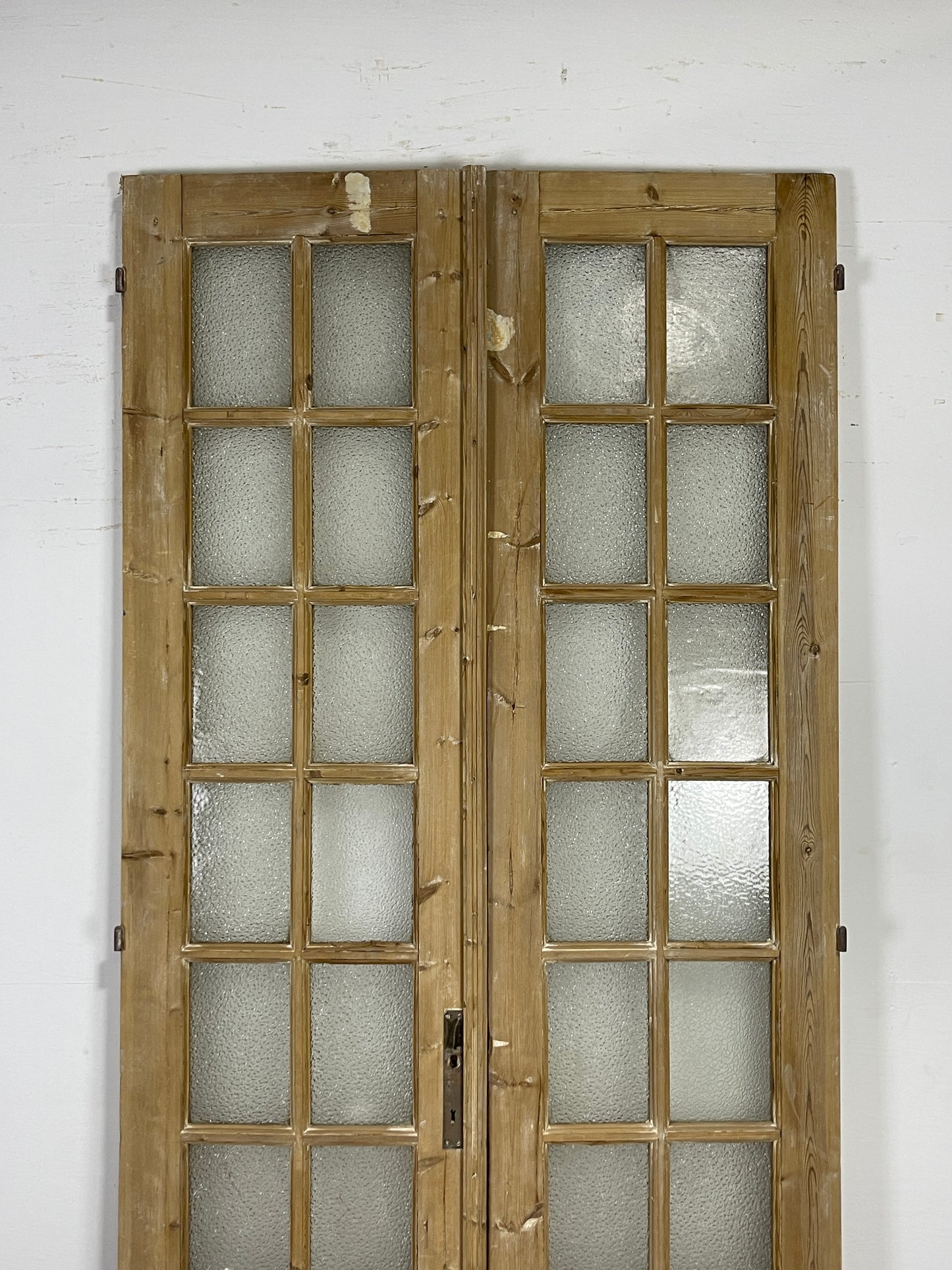 Antique French panel doors with Glass (98.5 x 44) O91