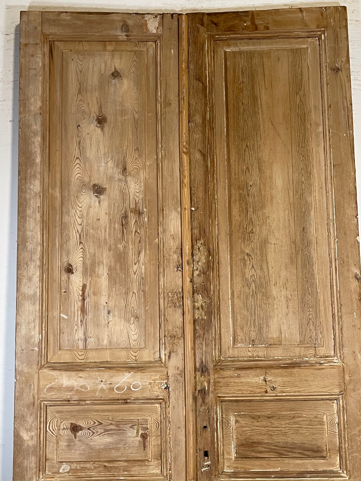 Antique French panel Doors (98.25x46.5) K728