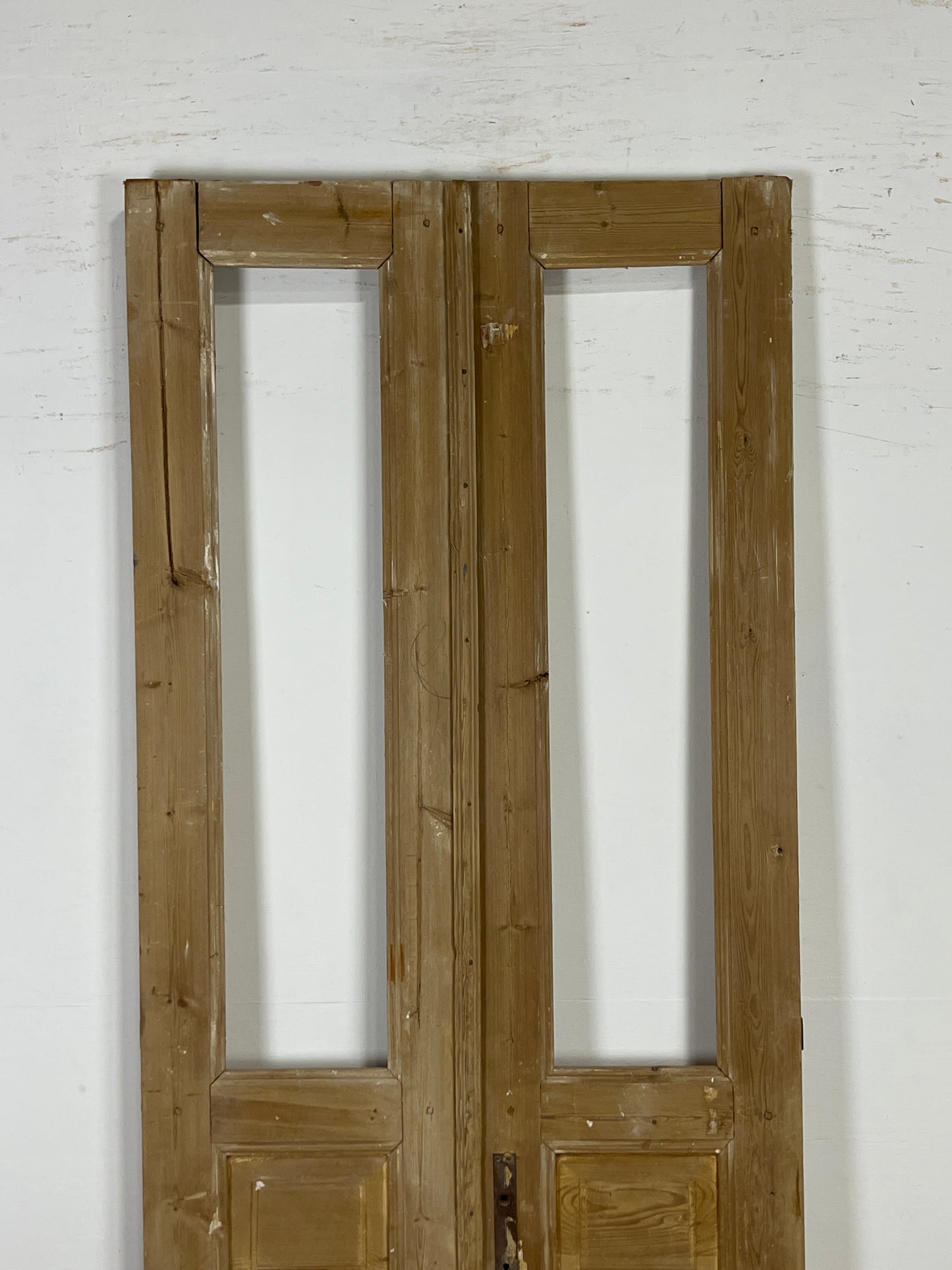 Antique French panel doors with Glass (89.5 x 33) O100