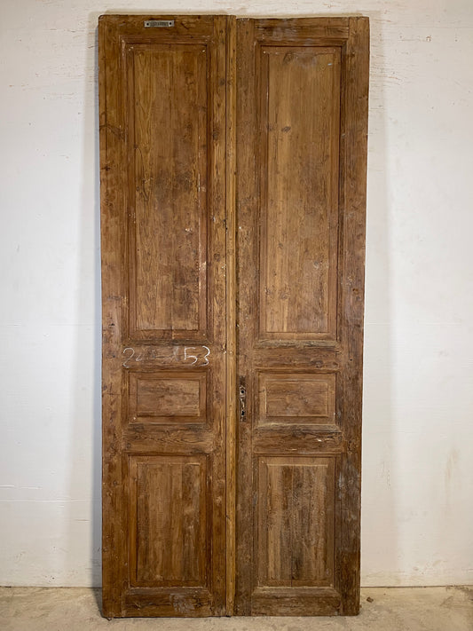 Antique French panel Doors (96.75x42.5) K713