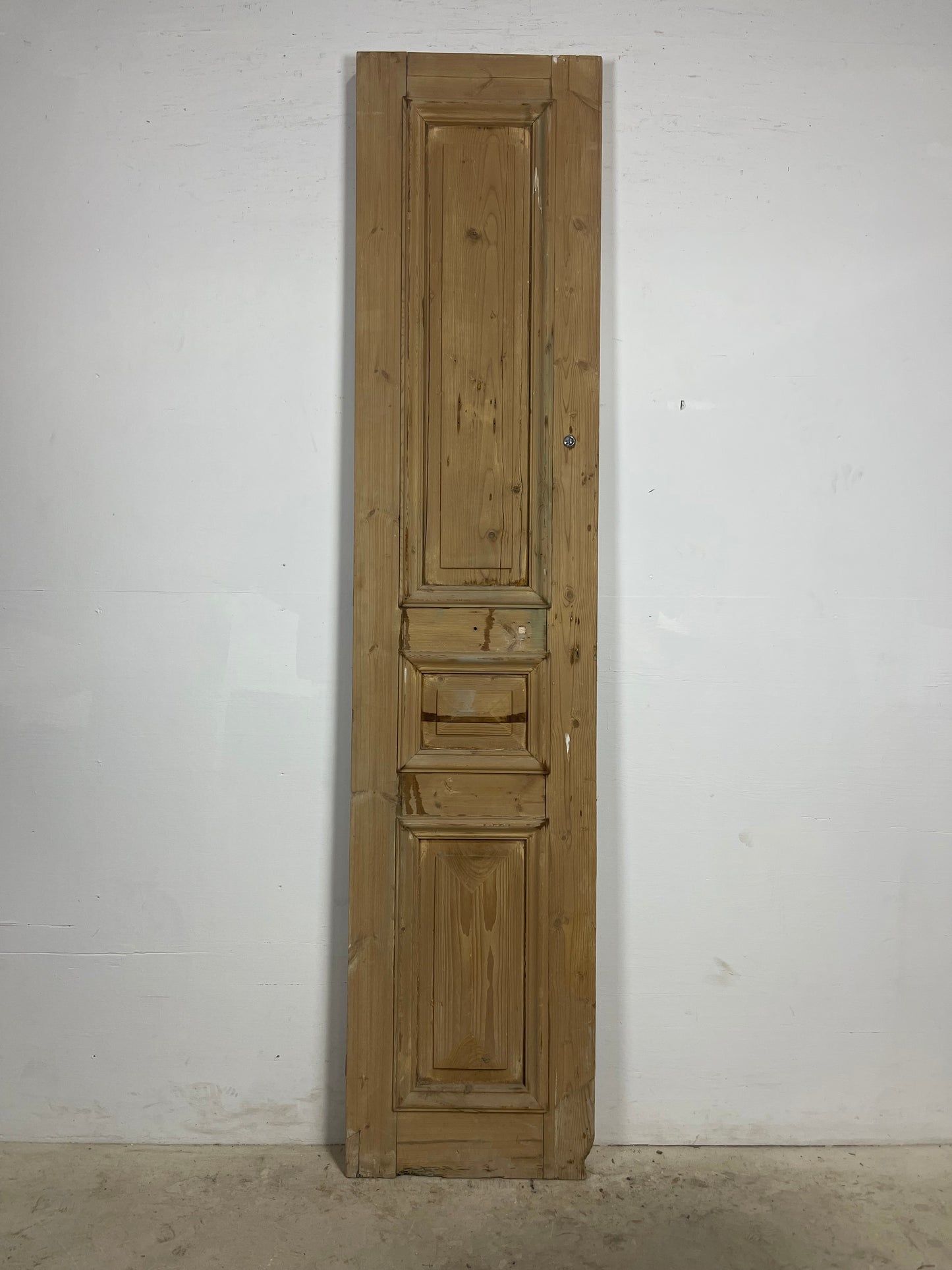 Antique French panel door (93x20.5) L381