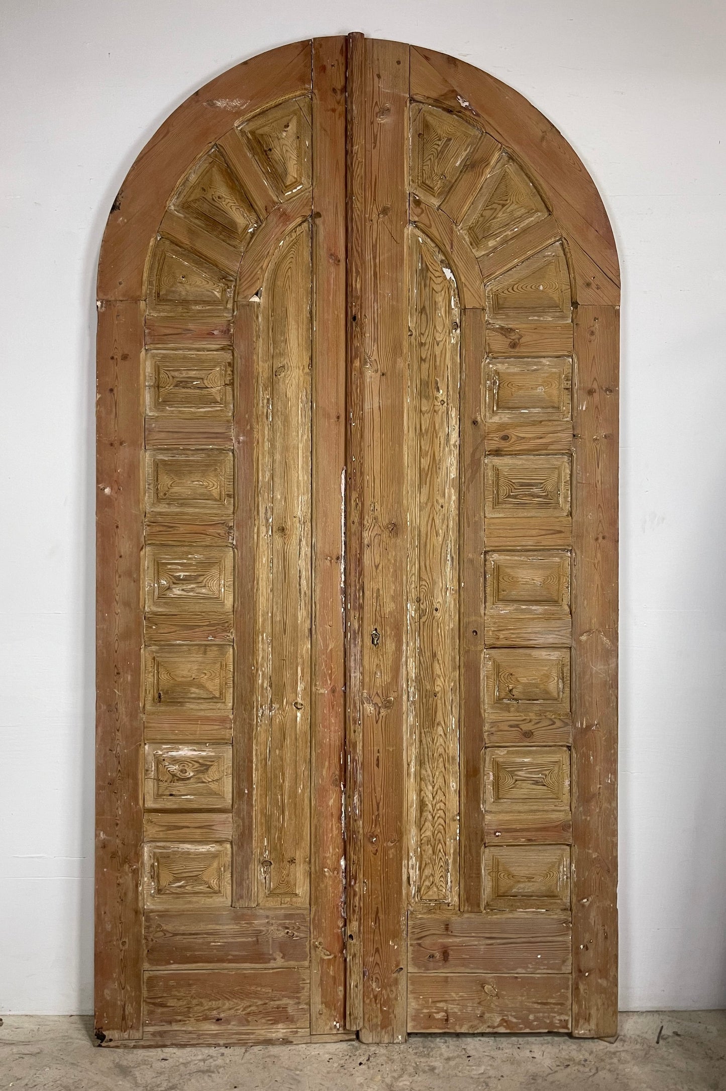 Antique  French Panel Doors with Carving  (113x59) M005