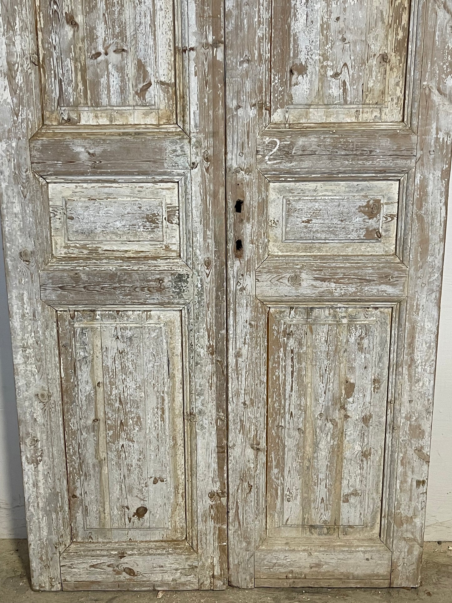 Antique French panel Doors (91.5x40.5) K605