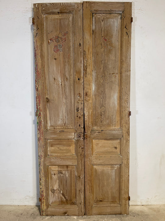 Antique French panel Doors (90.5x39.75) K617