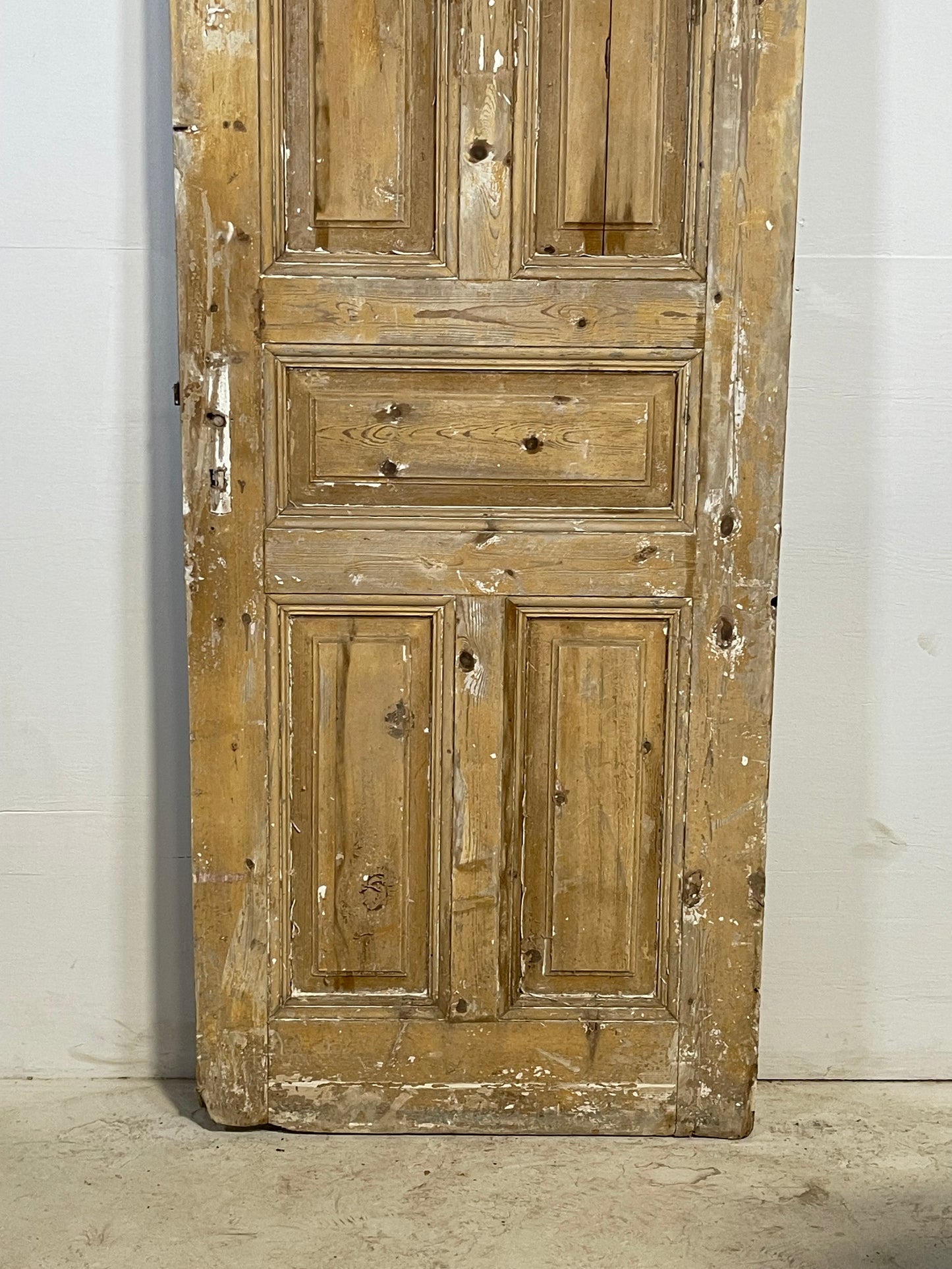 Antique French panel door (90.5x31.25) L233