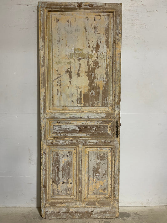 Antique French panel door (96.5x36) K806