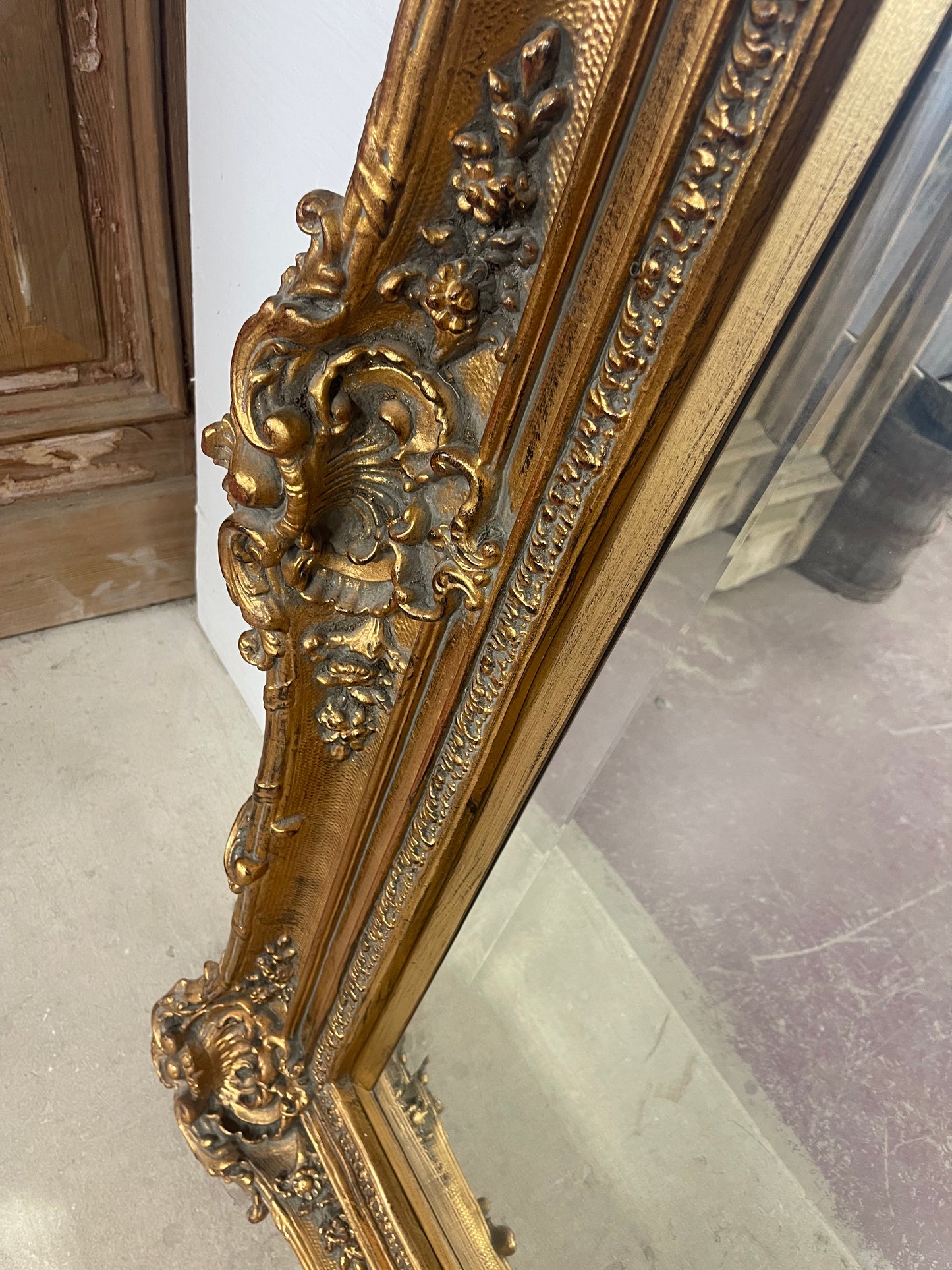 Gold Leaf Mirror  (62.75x50.5) A180