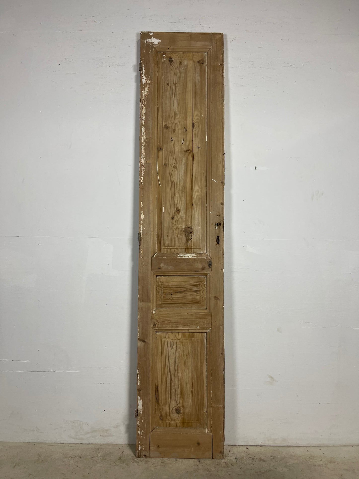 Antique French Panel Door with Glass  (95x19.25) L383