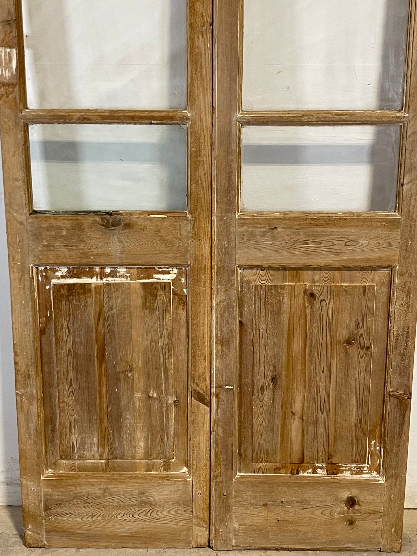 Copy of Antique French panel doors with glass (93x38.75) L189 not found