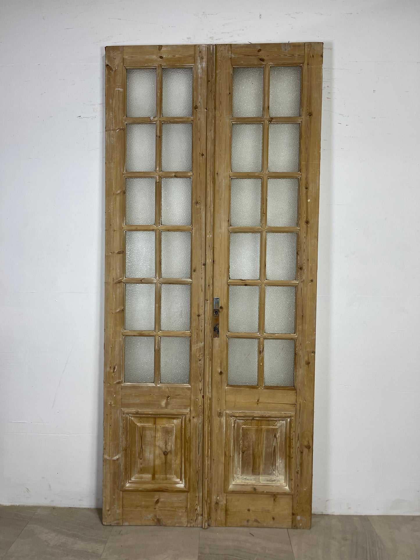 Antique French panel doors with Glass (98.5 x 44) O91