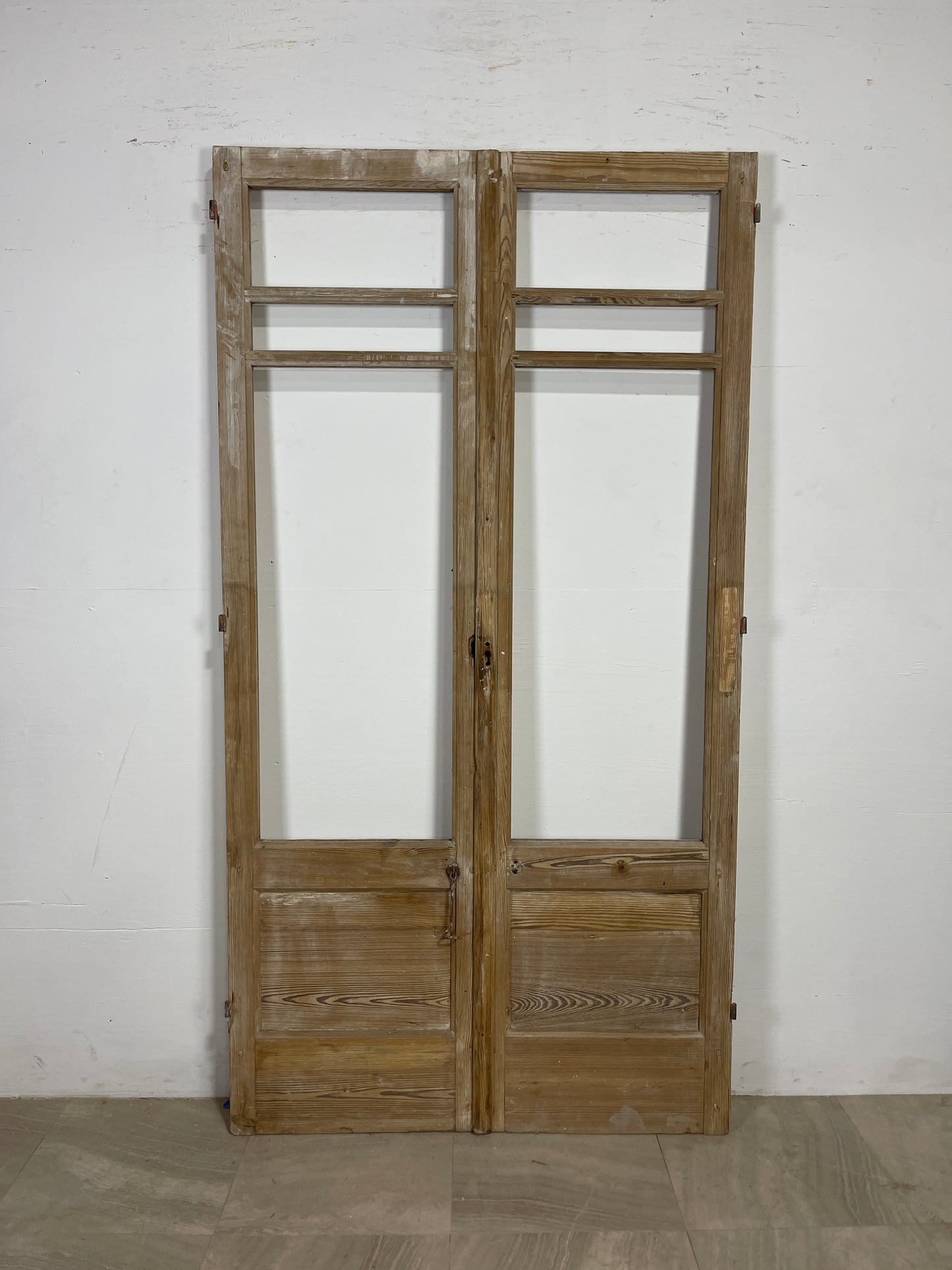 Antique French panel doors with no Glass (84 x 44.25) O95