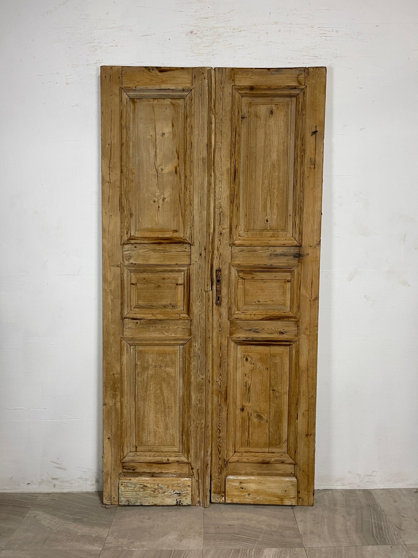 Antique French panel Doors (88 x 43.75)   N083