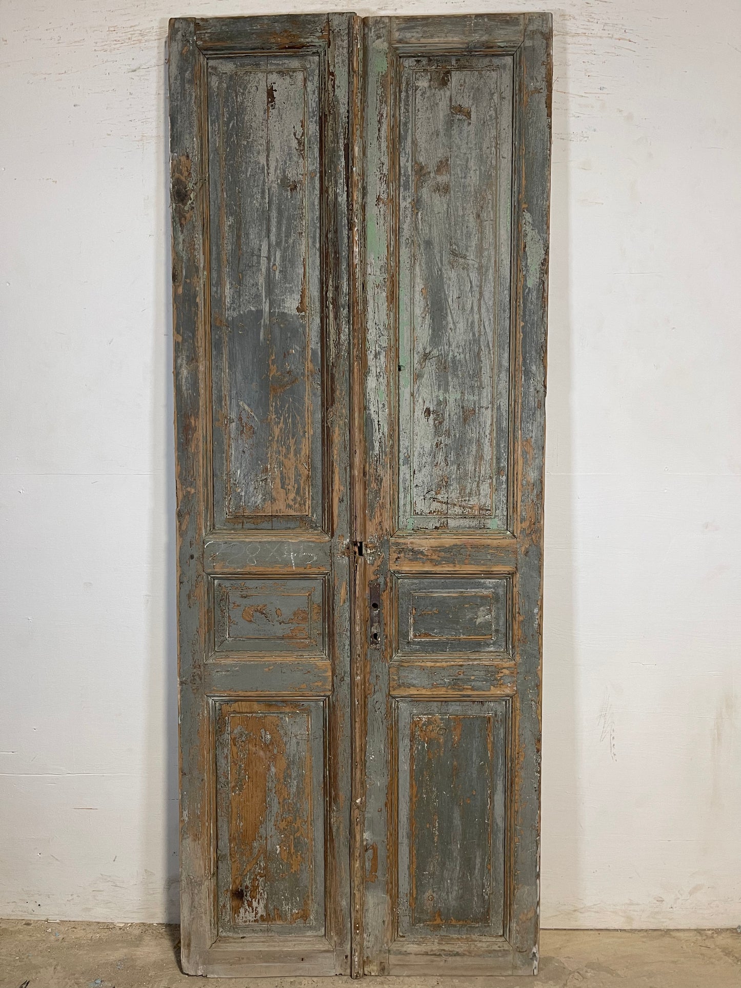 Antique French panel Doors (89.25x34.75) K652