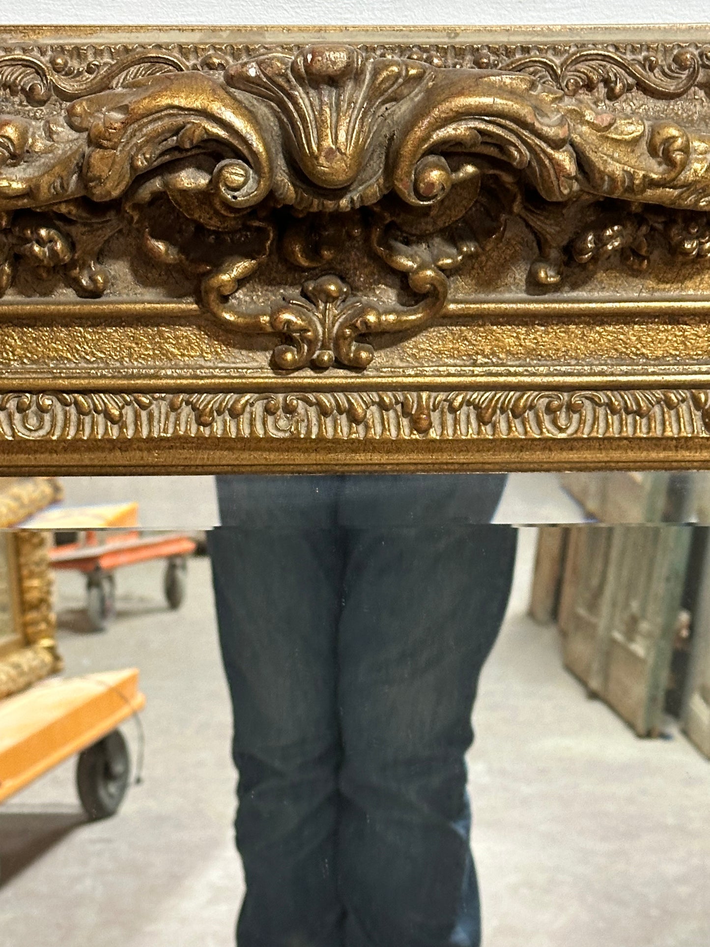 Gold Leaf Mirror  (44x58) A127