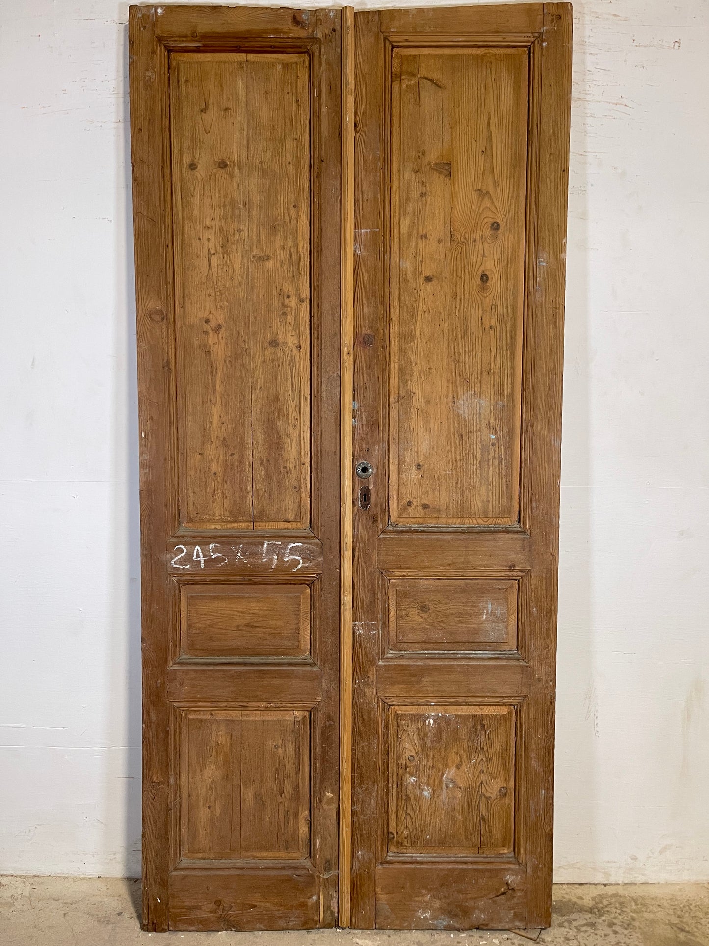 Antique French panel Doors (96.5x44.25) K615