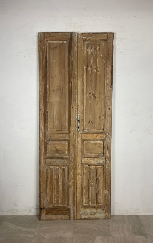 Antique French panel Doors (97.25 x 38.25) N115