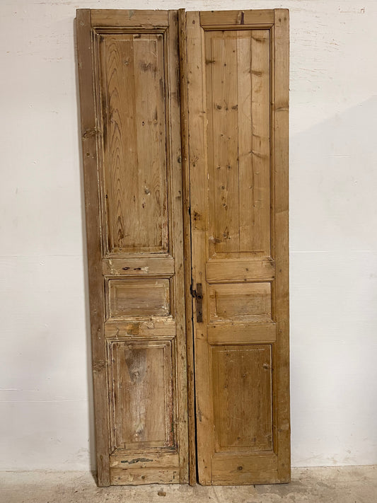 Antique French Panel Doors (93.5x39.75) J660