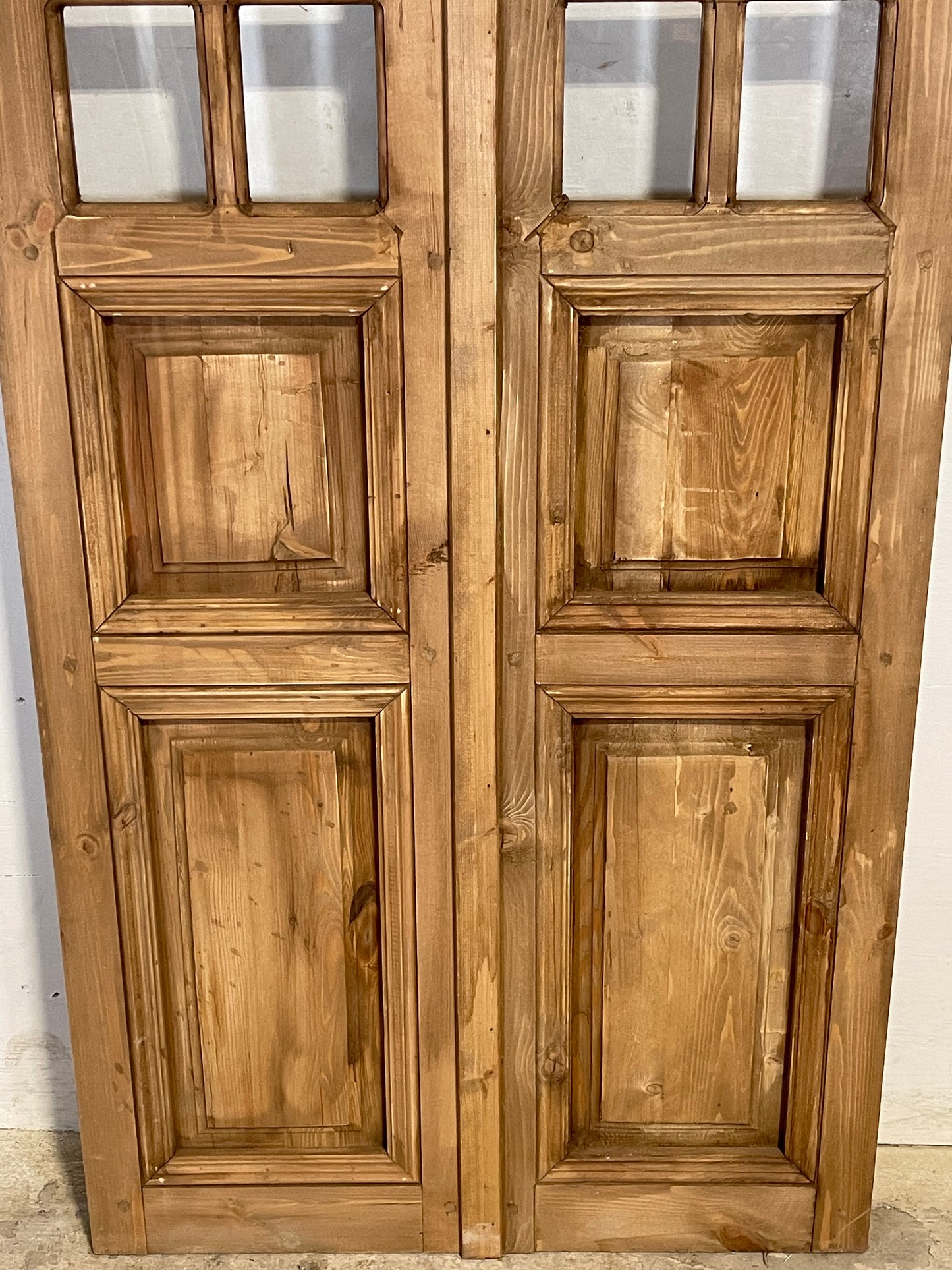 French Panel door with Glass (80x33.5) k303D