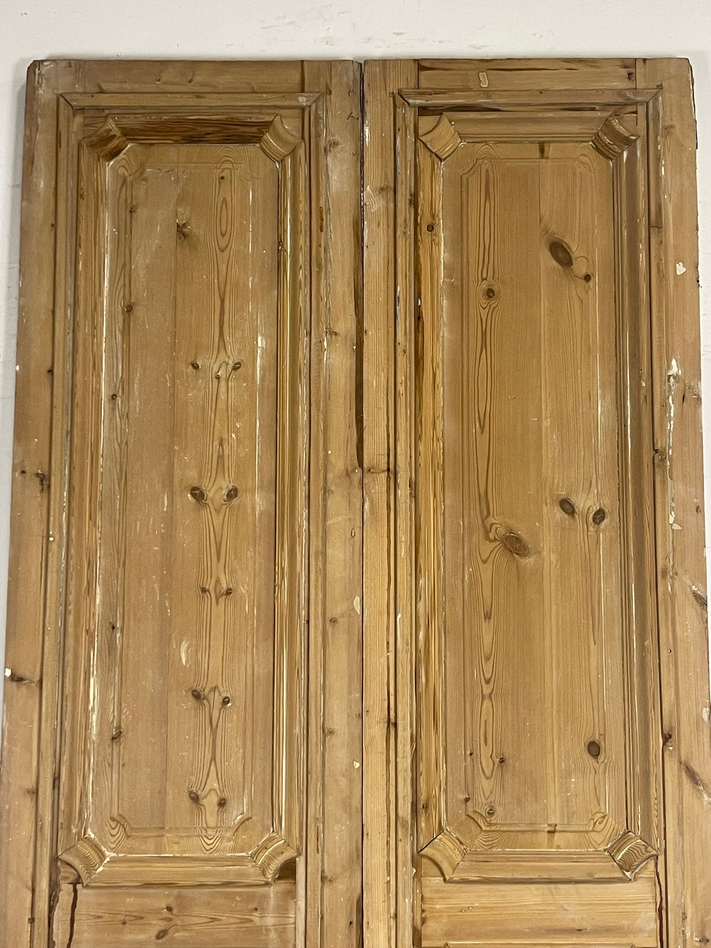 Antique  French Panel Doors with Carving  (88  x 44) M055