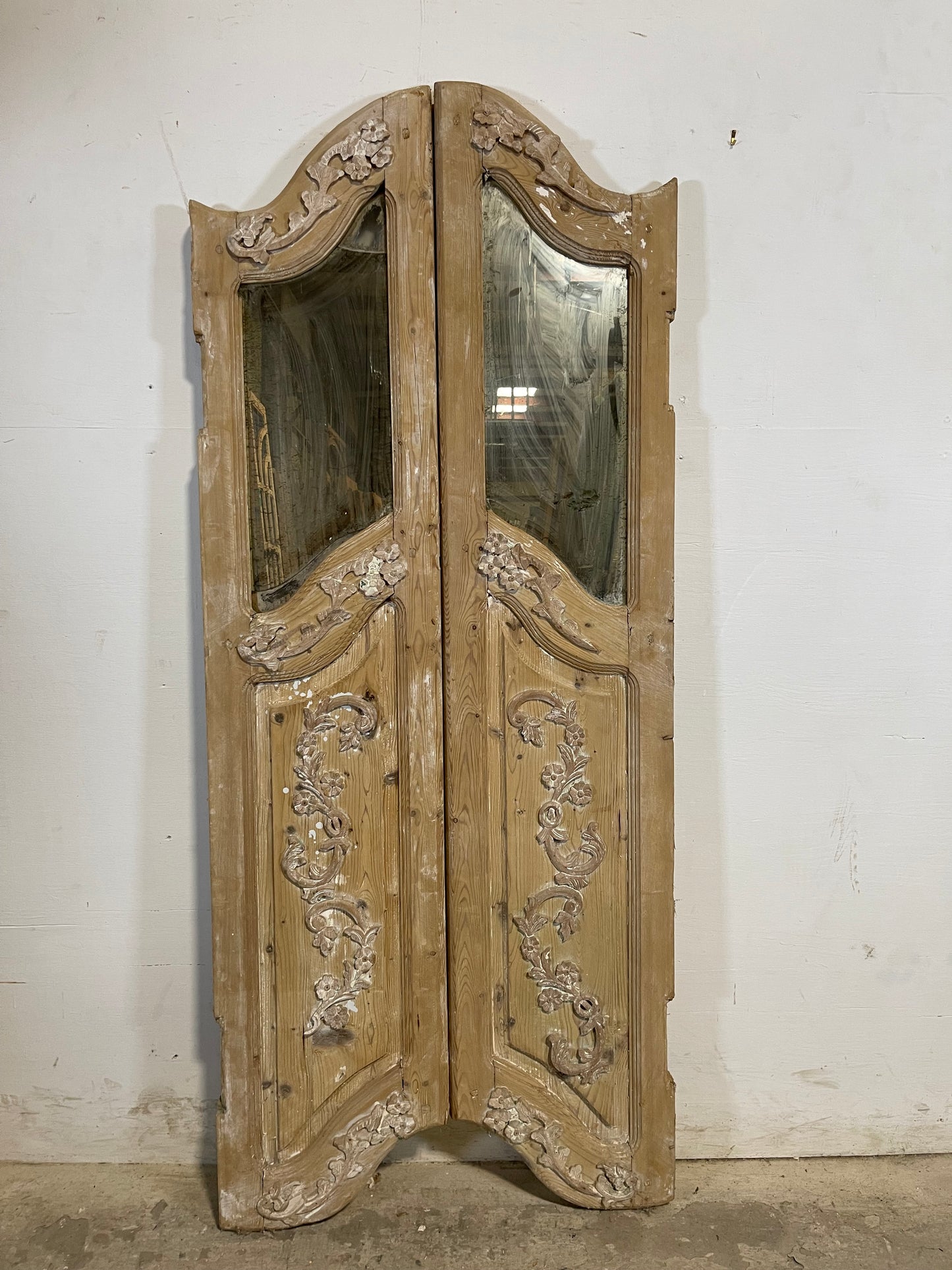 Antique  Saloon style Door with Carving  (65x45) L997