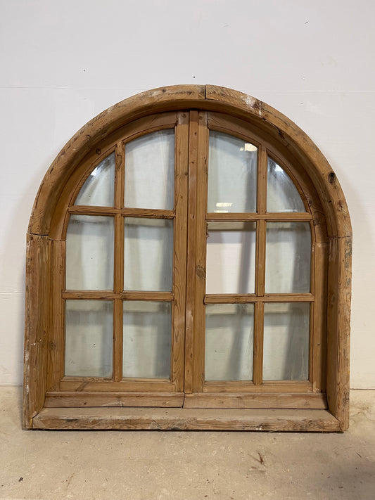 Antique French panel window (47.25x45) L369