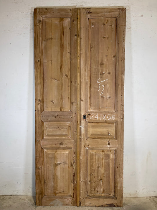 Antique French panel Doors (97x44) K477