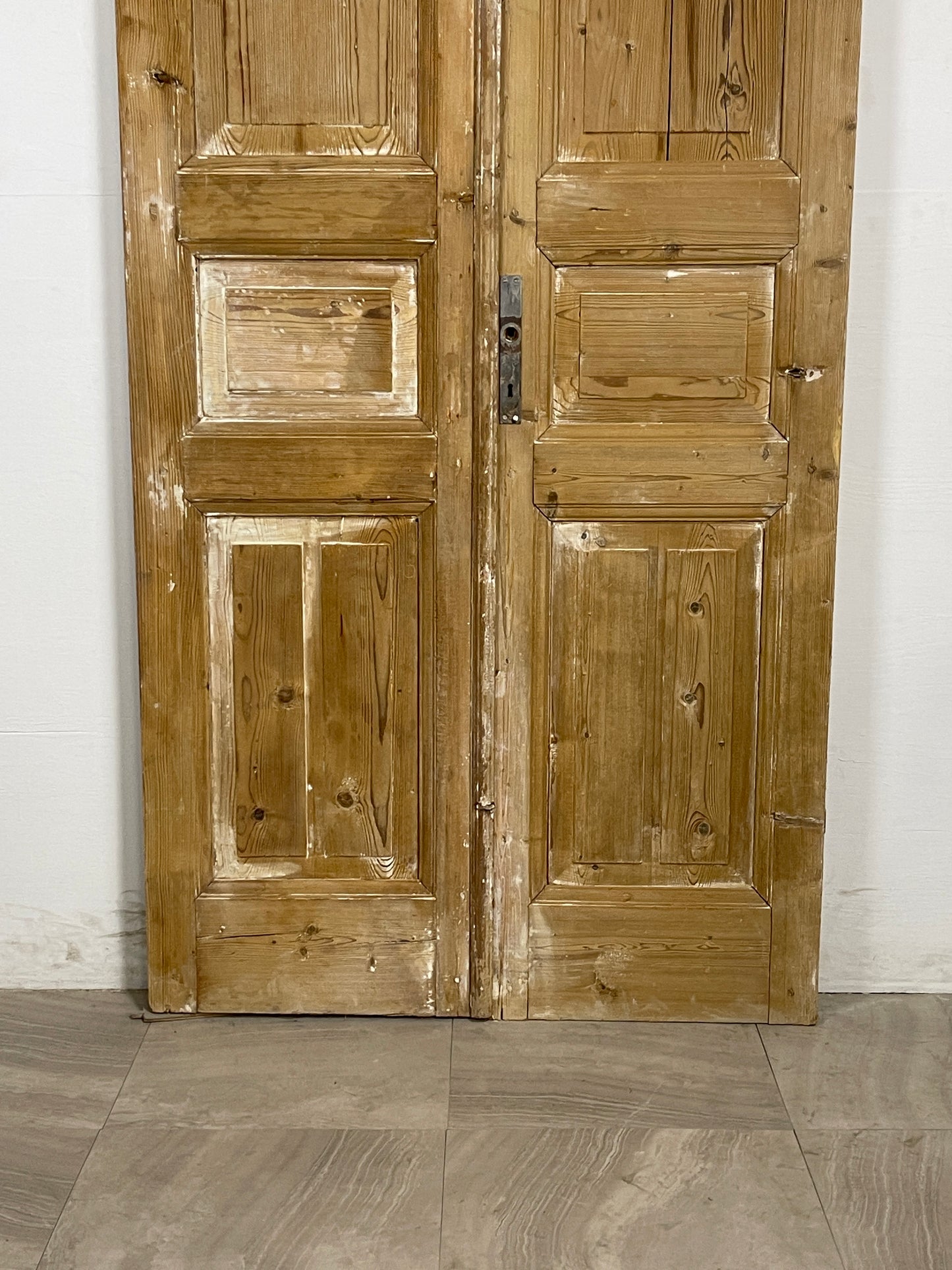 Antique French panel Doors  (94 x 39.75)  N095