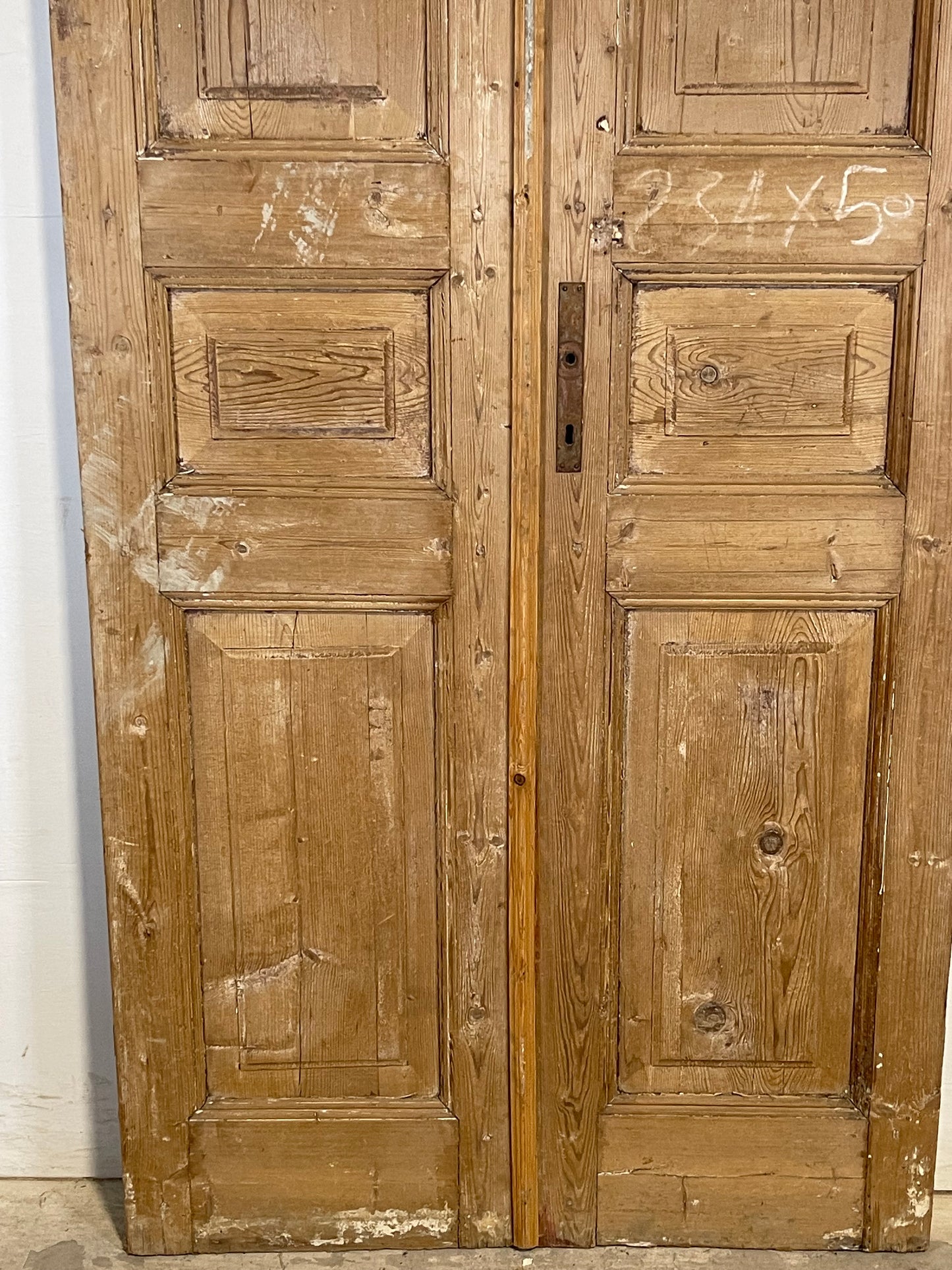 Antique French panel Doors (92.25x38.5) K730