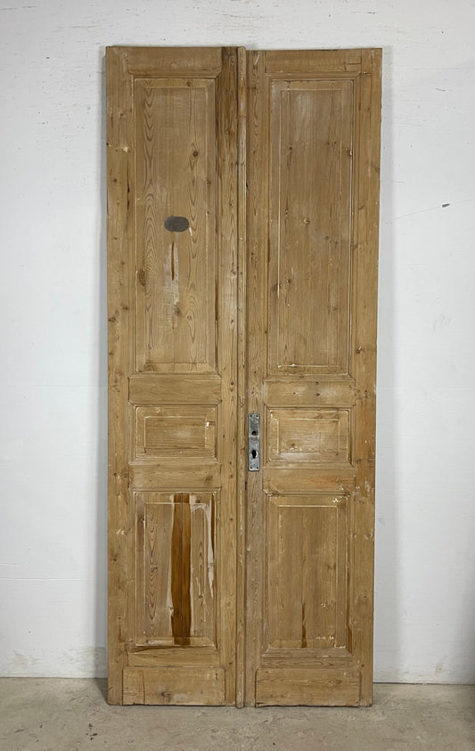 Antique French panel Doors (98x40.5) M130