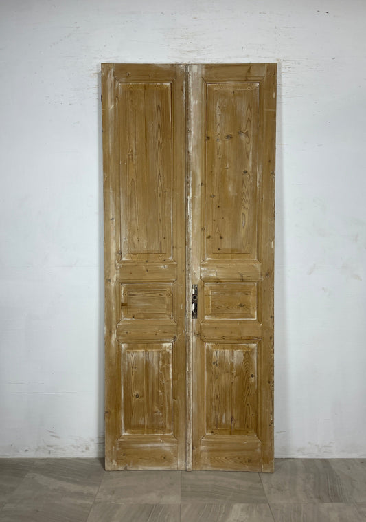 Antique French panel Doors (94 x 39.5) N106