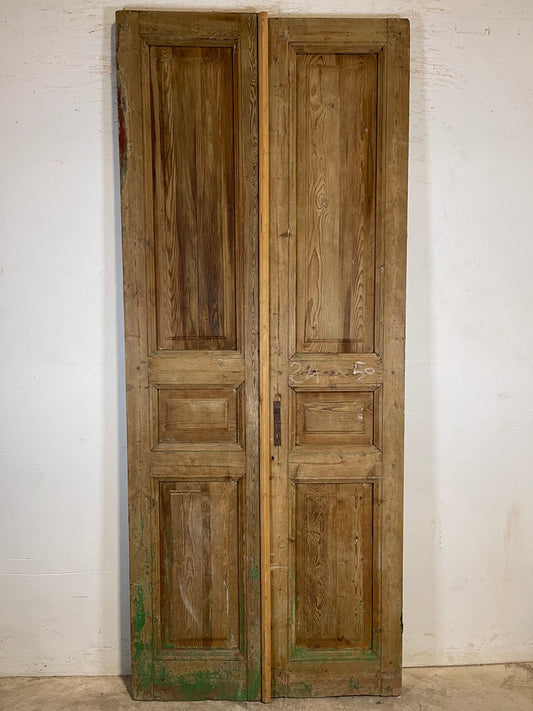 Antique French panel Doors (94.5x39.25) K718