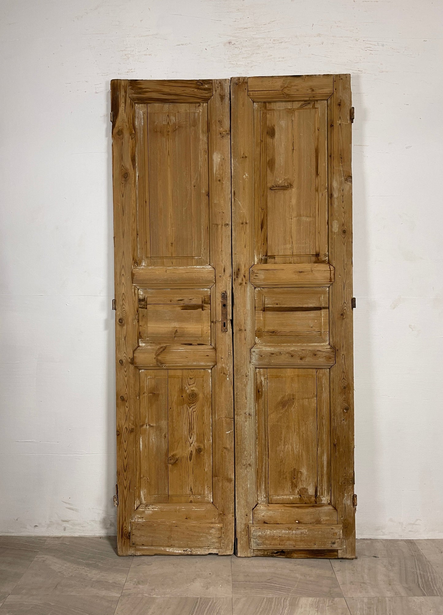 Antique French panel Doors (88 x 43.75)   N083