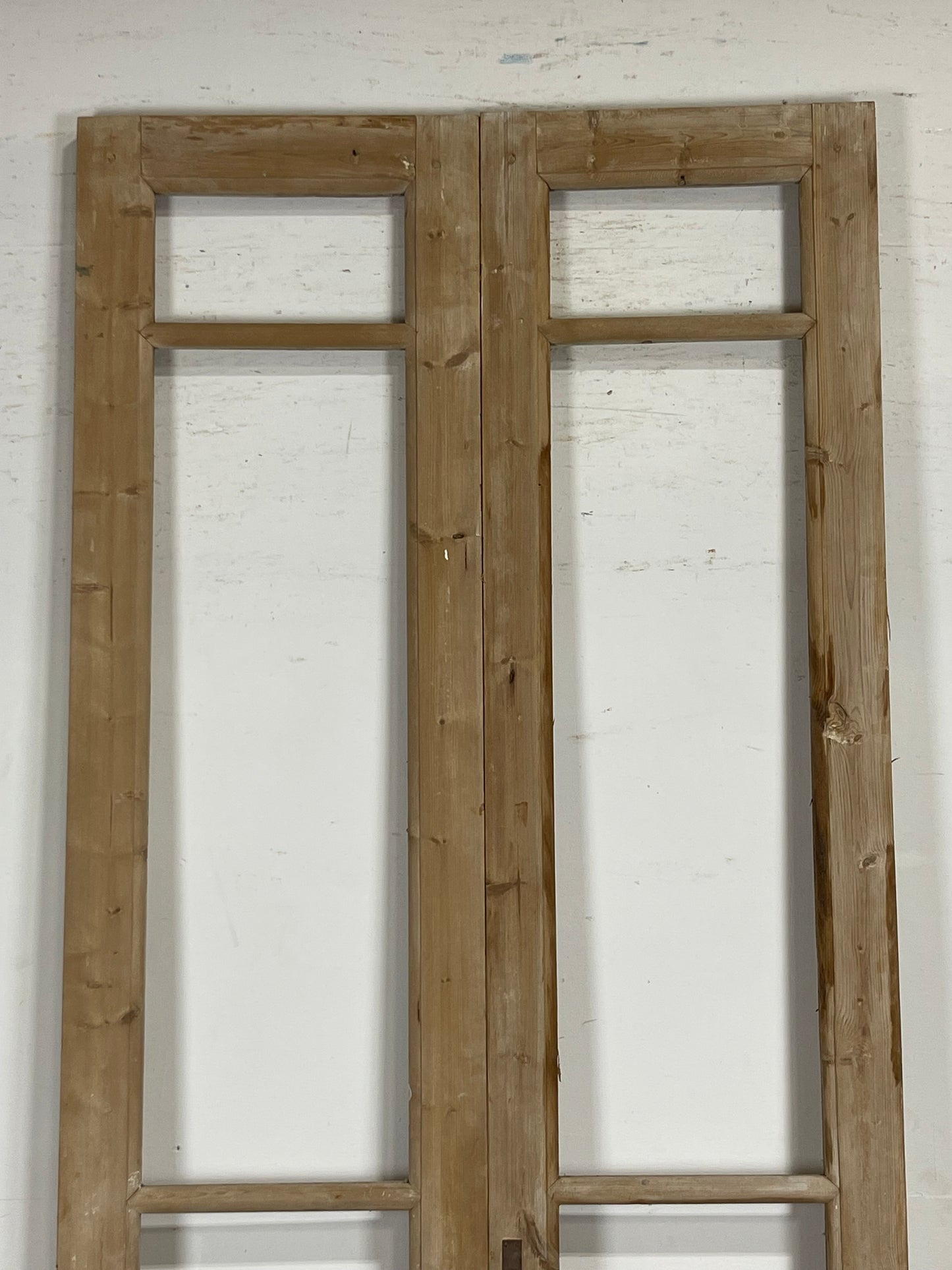 Antique  French Panel Doors with glass (102x40.25)   M123