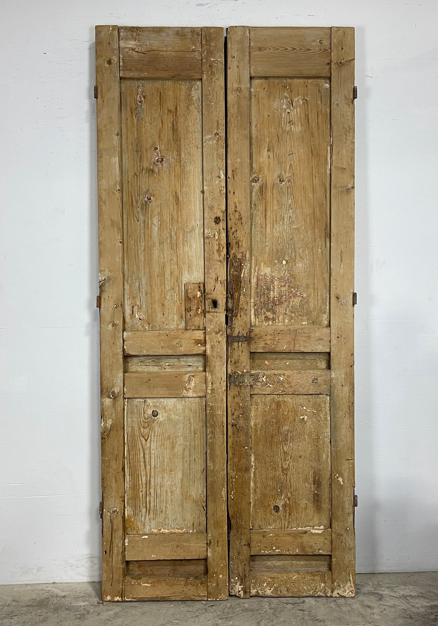 Antique  French Panel Doors with Carving  (100 x 44.75) M026