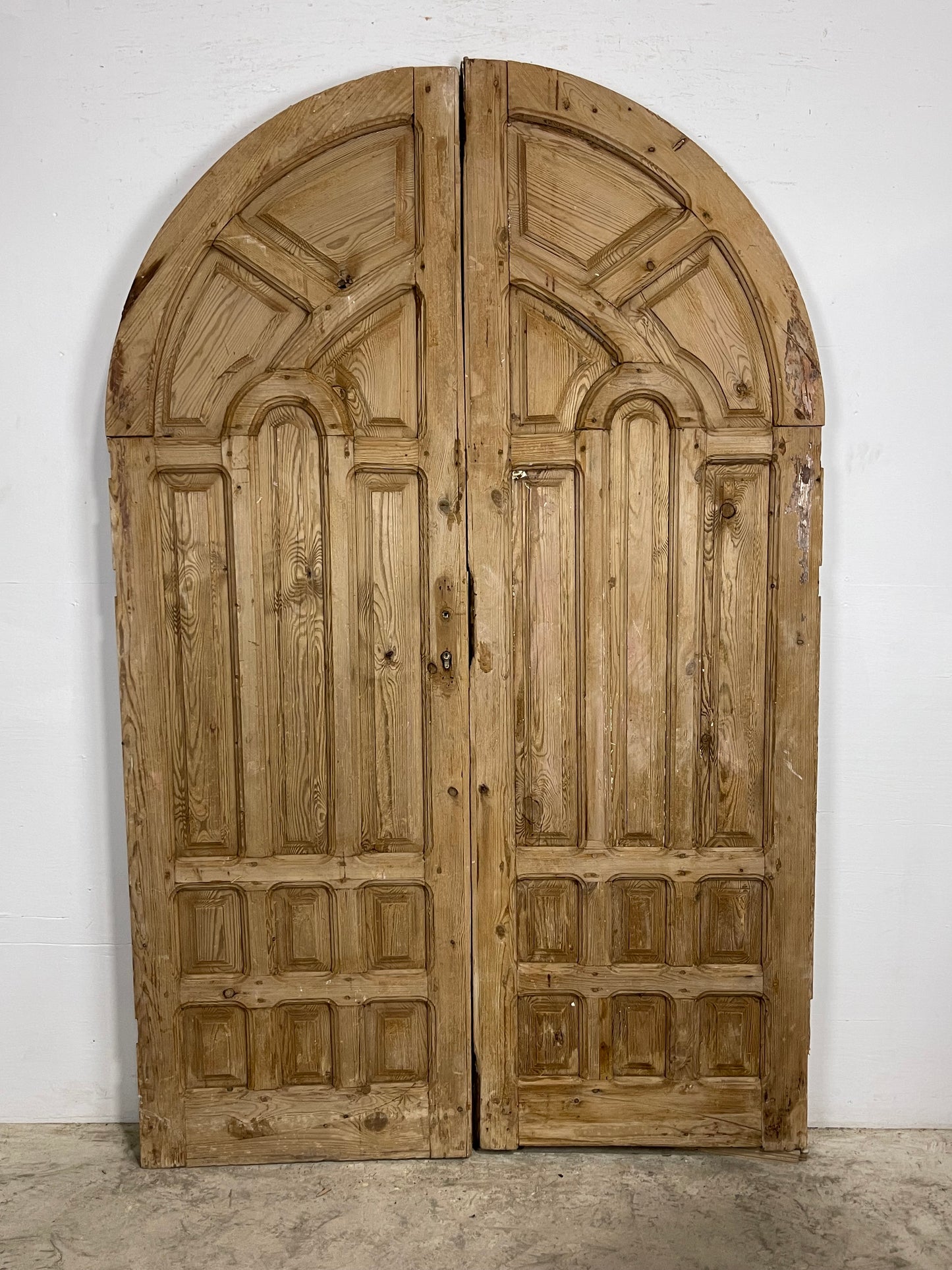 Antique  French Panel Doors with Carving  (87 x 56) M014