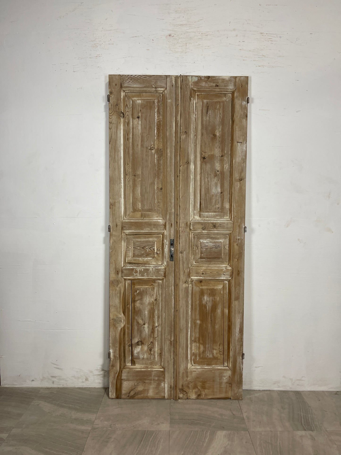 Antique French panel Doors  (84.5 x 35.5)  N097