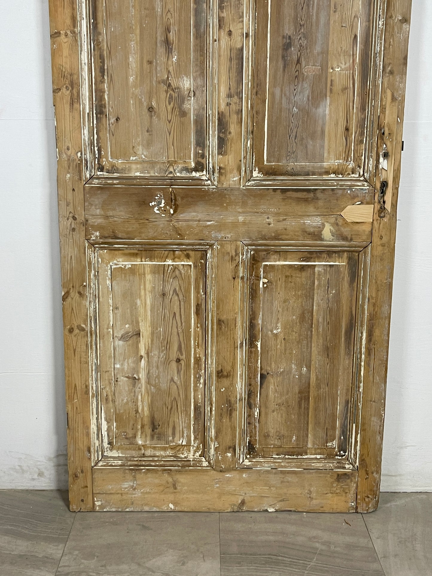 Antique French Panel Door   (84.25 x 38.75) N215