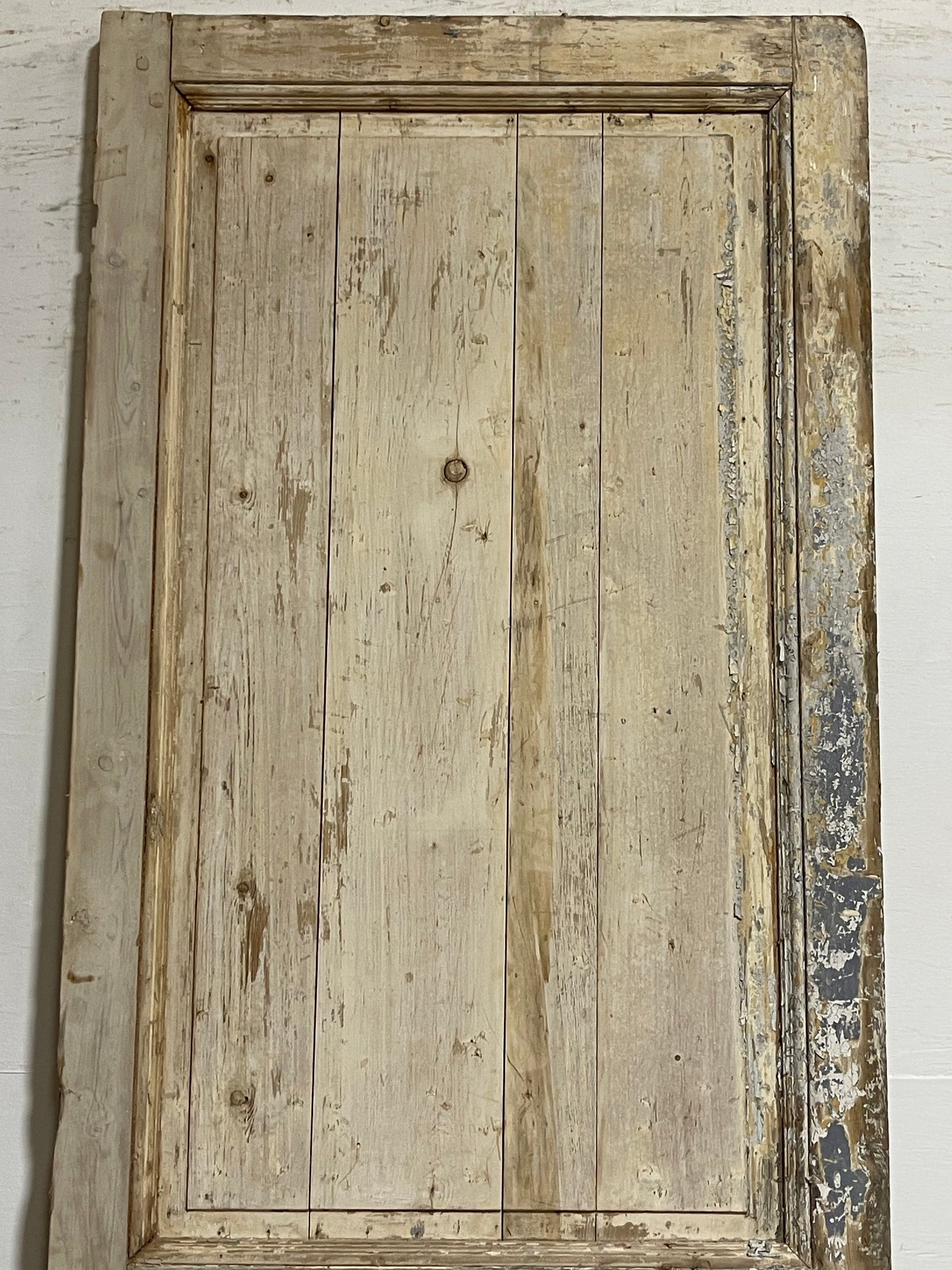 Antique French panel door (94.25x33.75) K809